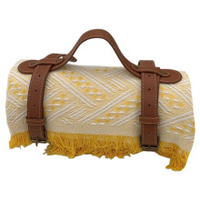 Wasserdichter Strand, 180 x 130 cm, robust gebaut,-weiß gelb