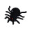 Flocking Cloth Animal Wind Up Toy Realistic Spiders/Mouse-A 1