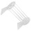 Haarclip Halter Transparent Claw Clip Display Organizer 1