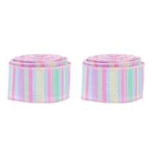 2Rouleaux Ruban À Façonner Protégé Bord Pour Emballer Présents Colorés
