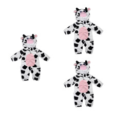 3Stk Robust Kuh Kostüm Kinder Halloween Cosplay Mehrfarbig