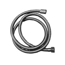 1.5m Flexible De Douche Noir Acier Inox Pour Connexion Salle De Bain