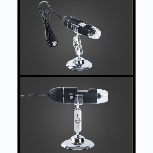 1USB Microscope À Endoscope Noir Haute Avec Lumière LED