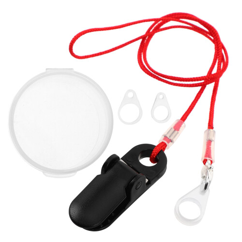 1Cordon Pour Amplificateur Auditif Clip Réglable Nylon