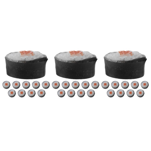 30Pièces Sushi Miniatures Plastique Pour Manuelle