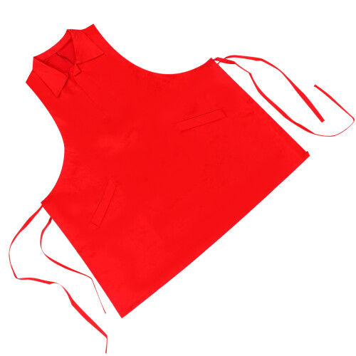 1Tablier Suspendu Rouge Pour Barbiers Usage Commercial