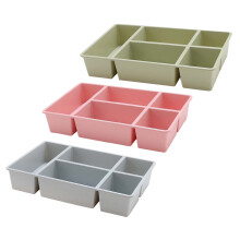 1Boîte Rose Multifonction Pour Stockage Cuisine Bureau