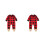 2Stk Jumpsuit Baumwolle Cartoon Winter Kinderbekleidung 1