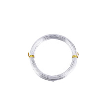 7Rouleaux Fil Aluminium Souple Argenté Pour Bricolage Artisanat