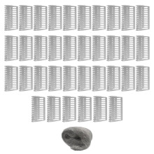 Robuste Abflussgitter aus Metall, 25/36/50 Stück,-36PCS