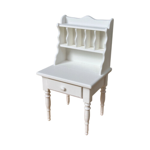 Exquise maison de poupée Miniature coiffeuse meubles-Blanc