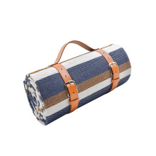 Tapis de sol portable spacieux avec attache en cuir-M lanzong