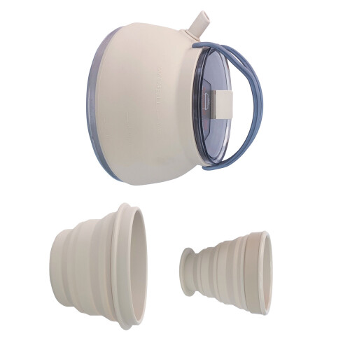 Accessoire de café emballable efficace avec une substance-Blanc