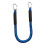 Corde d'arrimage élastique solide pour-Ondulation bleue et noire 1