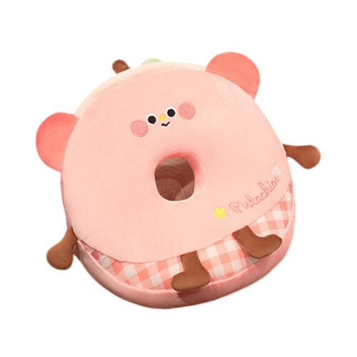Oreiller confortable de repos en soie glacée, coussin-Rose