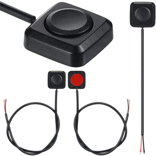 4 Pcs Momentary  Momentary Push Button  Off  12V 24V Surface Mount  Button