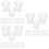 150Pcs White Plastic Net Cups for Hydroponics Seedlings and Plants 1
