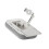 Foldable Laptop Tablet Stand with Drink Holder and-White 1