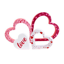 Ensemble de 4 décorations de mariage en PVC durables,-E1