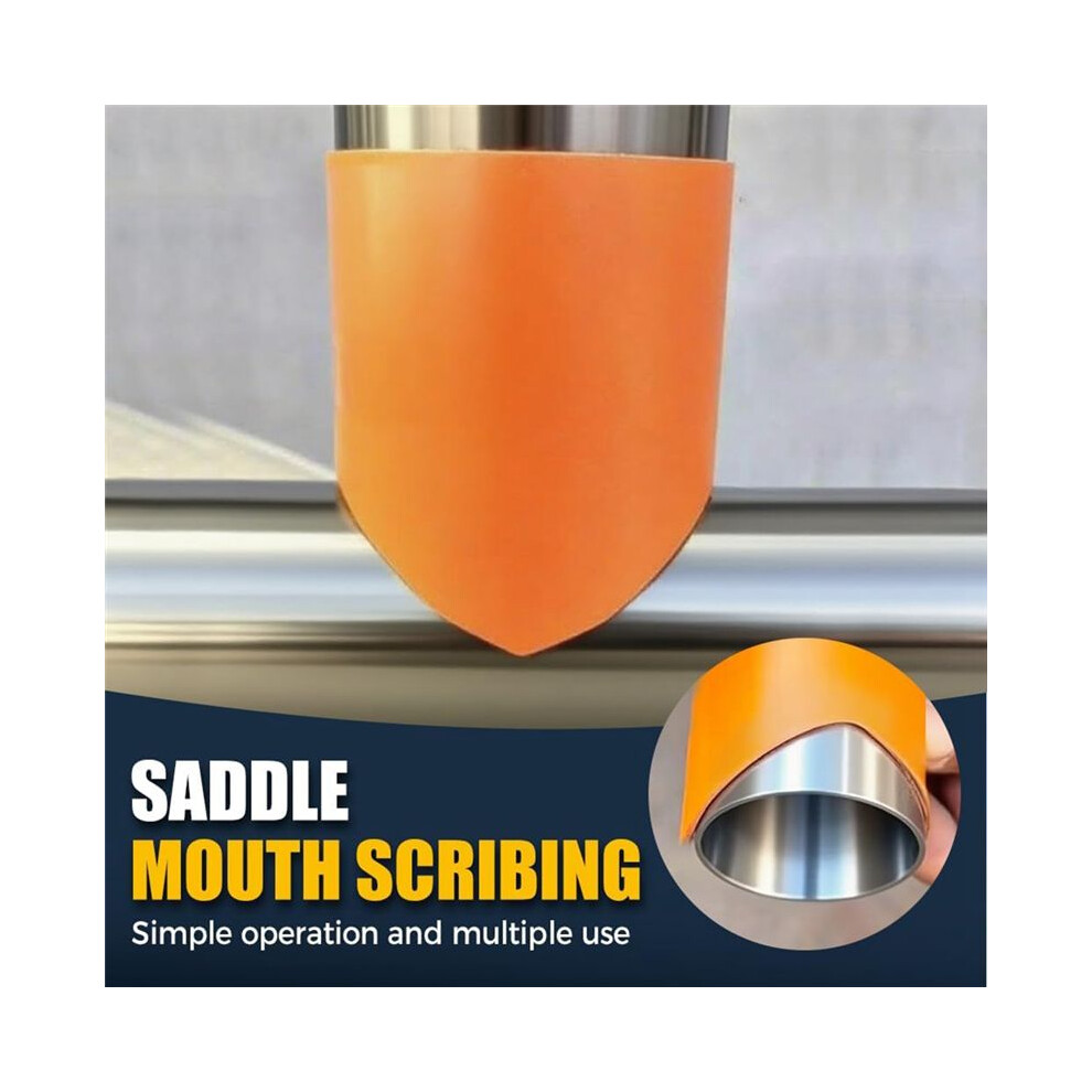 Precision Pipe Saddle Template Cutting Guide, Plumbing Pipe Insulation Cutting Kit For Welding And Installation,A 4712296573408