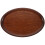 1 Oval Serving Tray Brown Multipurpose Snack Fruit Bread Platter 1