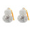 2Pcs White Ceramic Tea Canister Powder Holder Airtight Storage Jar 1