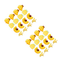 100St Decoratieve Mini Bananen Multi Kleur Voor Party & Hobby