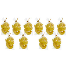 2St Mini Gele Fruit Ornament Van Hars Voor Miniatuurhuis En Decor