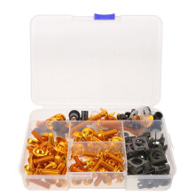 1Set Goldene Aluminium Verkleidungsschrauben Präzise Passform