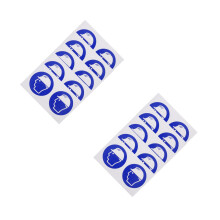 10Étiquettes Adhésives Avertissement Chantier Maison Couleurs Variées
