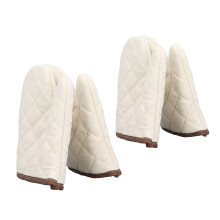 hitzebeständige Baumwoll-Ofenhandschuhe, dick, klein.