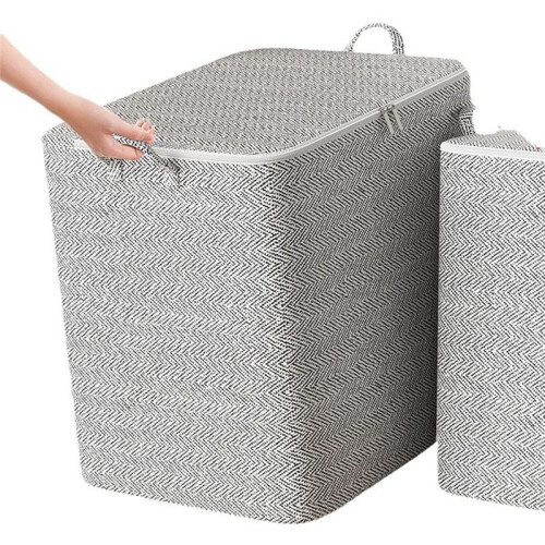 3-Dimensional Storage Box Household Storage Box with Window Organizer Cloth Folding Large Capacity Wardrobe Storage 220L 1