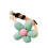 1Collier Floral Vert Avec Cloche Pour Décoration De Chat 1