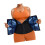 Permanente stretch taille shaper tailleband met-blauw S 1