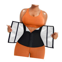 Ceinture de soutien de taille en spandex de qualité-argent M