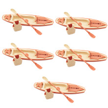 Realistisch kano-peddel-reddingsboeienmodel, perfect-5 STUKS