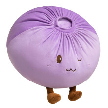 Large pierogi Patterned Gentle Cushion For Home Styling-Purple