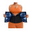Advanced Sweat Waist Band Girdle With Adjustable Lock-blue M 1