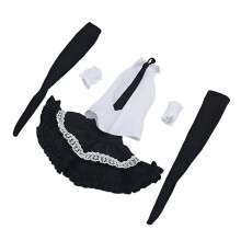 Robe chemise à épaules dénudées de Style académique, tenue-Noir