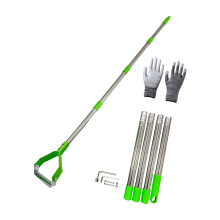 Sturdy Stainless Steel Garden Hoe Manual Weeding Tool-4 lvse