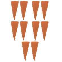 10Pièces Cônes Jouet PVC Imitation Glace Pour Enfants