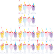 48St Mini Ijsbekers Puppenhuis Accessoires Plastic Speelgoeddecoratie