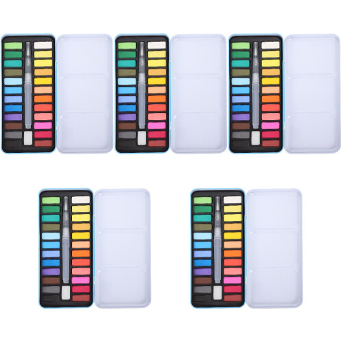 5Sets Multifunktionales Wasserfarben Set Blau Für Malerei