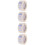 4Rollen Silbern Runde Tanning Sticker Für Geschenk & Scrapbooking 1