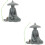 2Stk Kreative Statue Resin Für & Tank 1