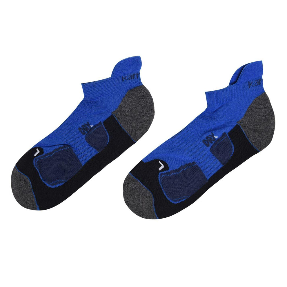 Karrimor (12 Uk, Blue/Navy) Mens Running Ankle Socks (Pack Of 2)