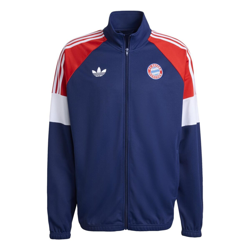 Adidas (Xxl, ) Mens Fc Bayern Munich Pique Track Top Blue
