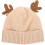 4Stk Beige Gestrickte Mütze Damen Warm 1