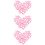3Stk Rosa Acryl Baby Mini Baby Shower 1