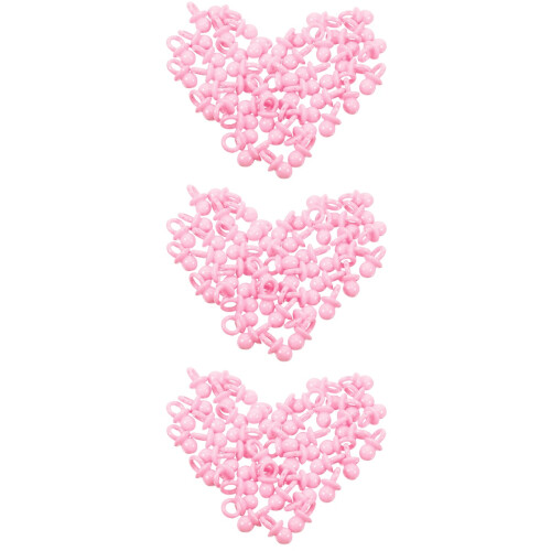 3Stk Rosa Acryl Baby Mini Baby Shower